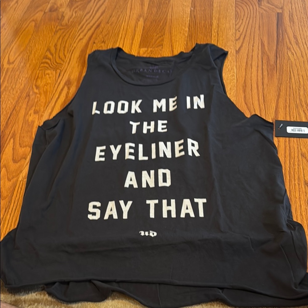 Urban Decay Black Tee with Purple Logo